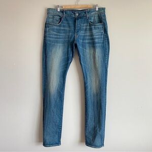 G-star Raw 3301 Straight Tapered Blue Jeans Mens size 36X38